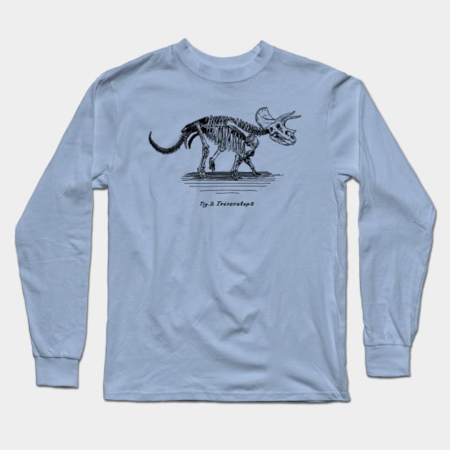 Figure Two: Triceratops Long Sleeve T-Shirt by Philip A. Buck